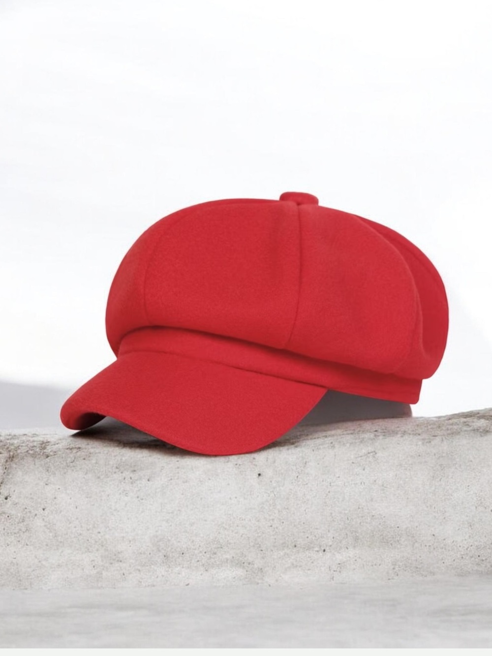 🔥🆕Red Beret Newsboy Cap